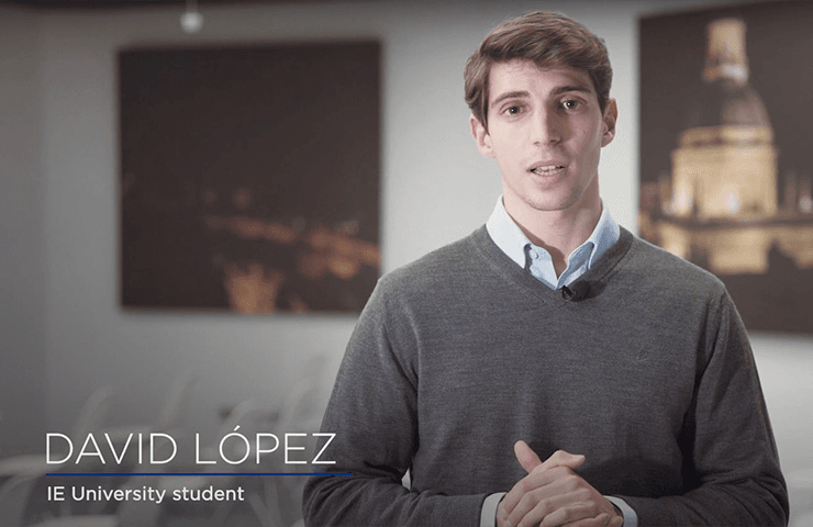 Admissions process with David López | IE University
