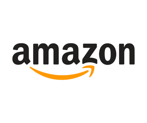 The logo of an online shopping platform featuring the word 'amazon' with a curved arrow underneath.