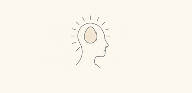 An illustration of a head with a light bulb symbolizing ideas.