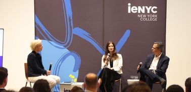 A panel discussion taking place at iE NYC New York College.