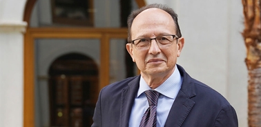 Salvador Carmona, Rector of IE University, receives the Anthony G. Hopwood Award from the European Accounting Association