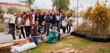 Sci-Tech Students Plant Trees as a part of Sustainability Week