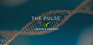 A creative representation of a DNA strand symbolizing health technology.