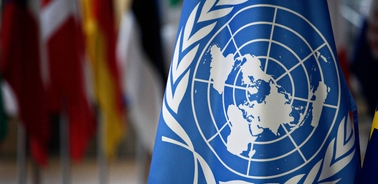 Flag from United nations