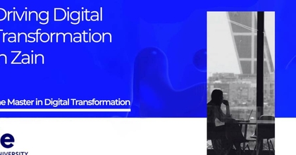 IE University and Zain Group Distinguished in EFMD Excellence Award 2025 for Master in Digital Transformation Program