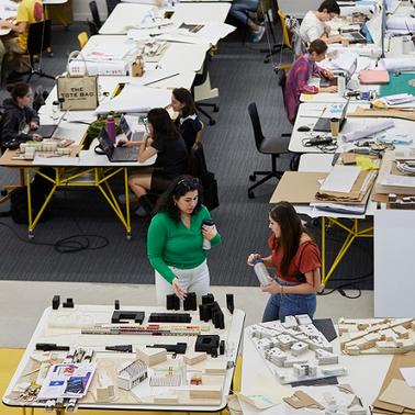 IE students at Design Studio