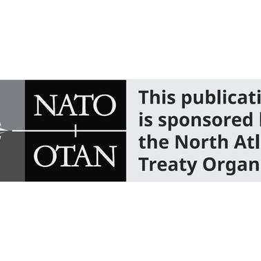 This image features the logo of NATO along with a statement about sponsorship by the North Atlantic Treaty Organization.