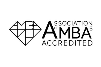 This image is a logo representing the Association of MBAs accreditation.