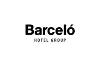 A logo representing the Barceló Hotel Group.
