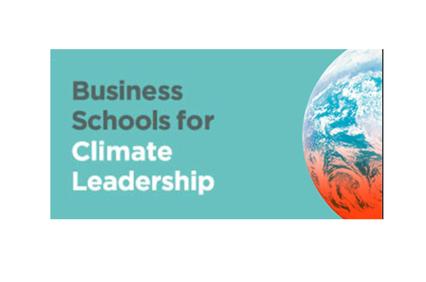 A logo representing Business Schools for Climate Leadership.