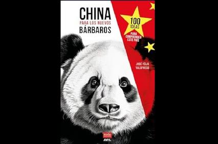 A book cover featuring a close-up image of a panda with text overlays about China and modern ideas.