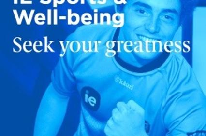 IE Sport & well being front page brochure