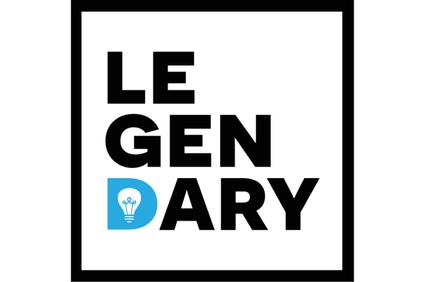 A logo featuring the text 'LE GEN DARY' with a light bulb graphic inside a blue speech bubble on the 'D'.