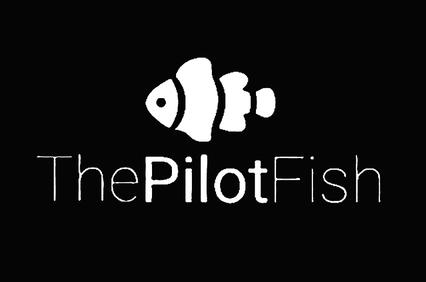 A logo featuring a stylized fish silhouette next to the text 'ThePilotFish'.