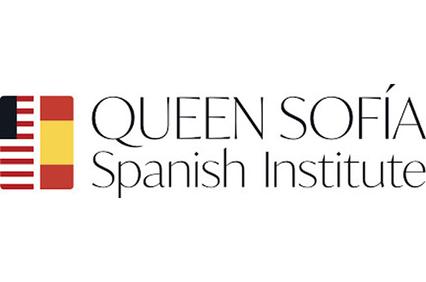 The logo of the Queen Sofía Spanish Institute featuring flags and text.
