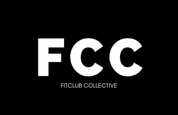 Black background with the white text 'FCC' and below it 'FITCLUB COLLECTIVE'.