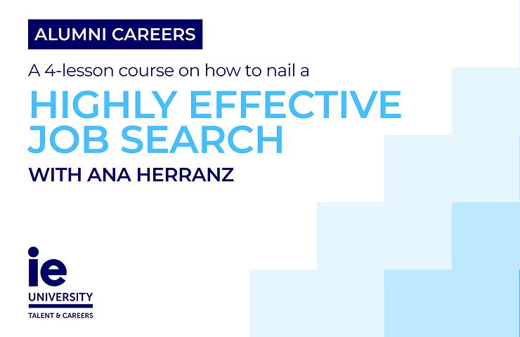 A promotional image for a course focused on effective job searching.