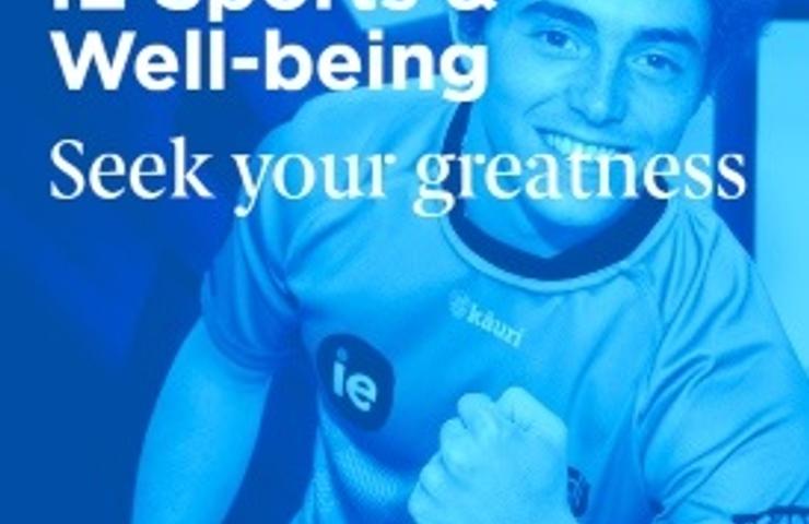 IE Sport & well being front page brochure