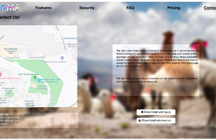 Llama App | IE University