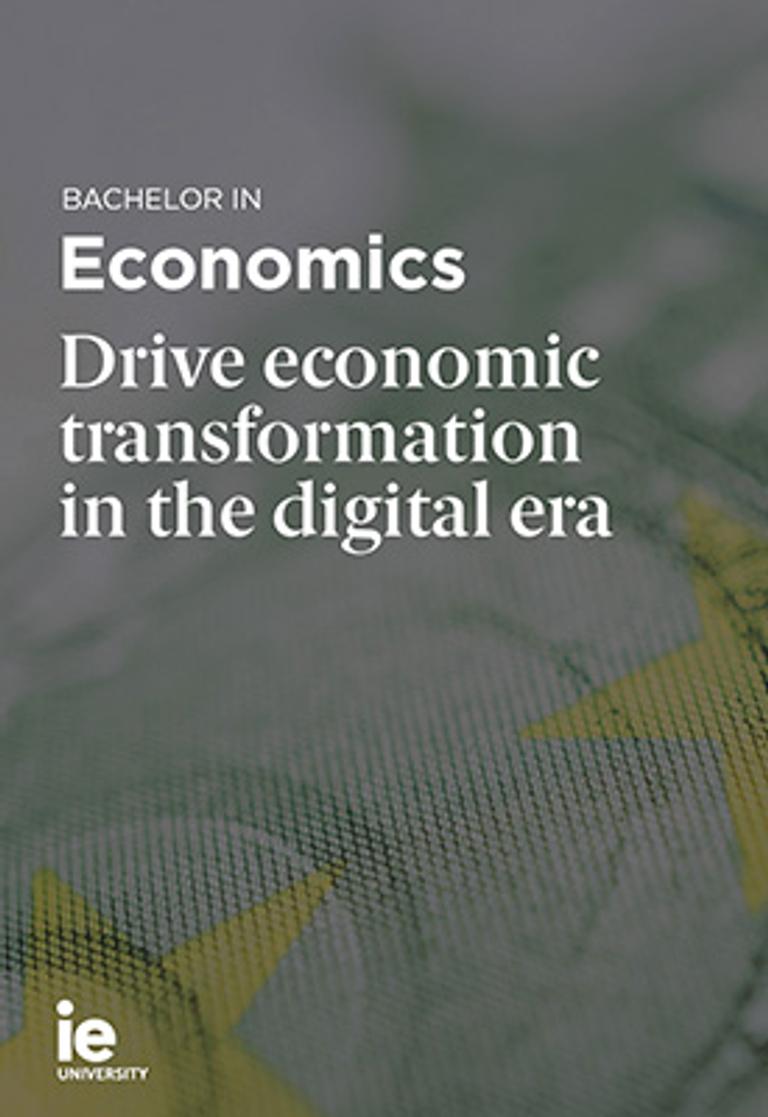 Brochure Cover -  Bachelor in Economics | IE University