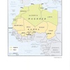 A map highlighting the Maghreb and Sahel regions in Africa, with countries like Morocco, Algeria, and Mali labeled.