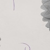 Two textured circular shapes on a light background with delicate lines.