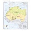 A map highlighting the Maghreb and Sahel regions in Africa, with countries like Morocco, Algeria, and Mali labeled.