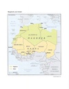A map highlighting the Maghreb and Sahel regions in Africa, with countries like Morocco, Algeria, and Mali labeled.