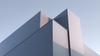 A modern building with geometric shapes and a sleek design.