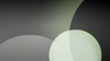 An abstract composition featuring soft circles and gentle curves against a dark background.