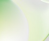 A minimalistic abstract image featuring soft green and white curves.