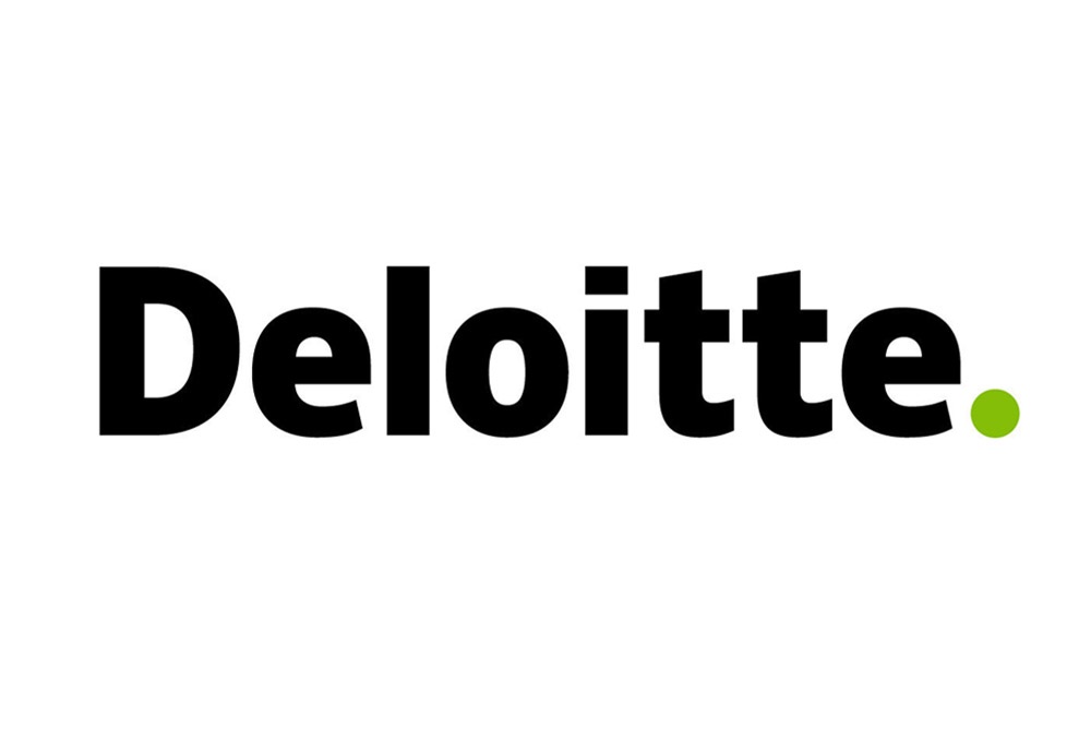 The image features the Deloitte logo prominently displaying the company name.
