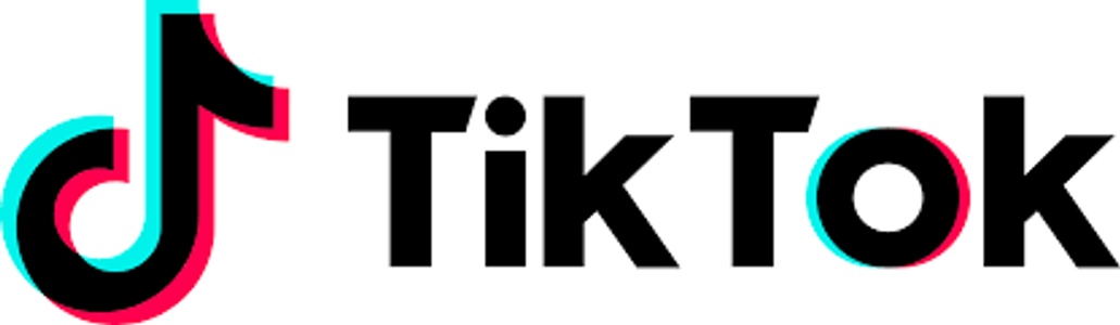 The logo of TikTok, a popular social media platform.