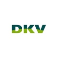 A logo featuring the letters DKV in a stylized design.
