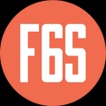 A simple logo with the letters 'F65' in white on a solid red circular background.