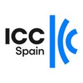A logo representing ICC Spain with blue and black colors.