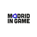 A logo featuring the words 'Madrid in Game' with colorful geometric shapes.