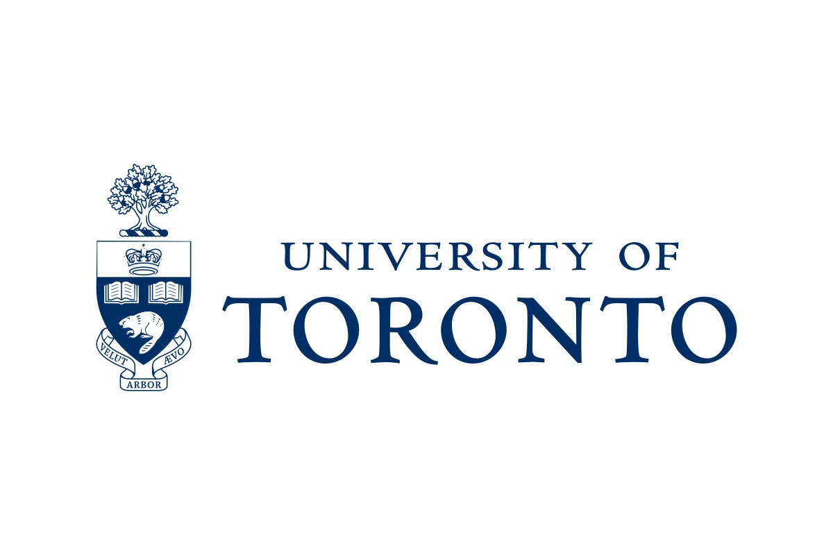 The logo of the University of Toronto featuring a stylized coat of arms.