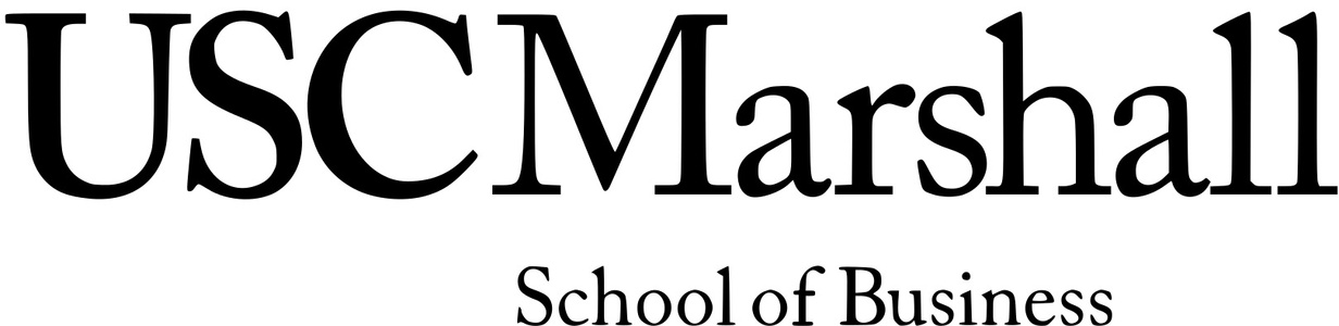 The image features the logo of the USC Marshall School of Business.