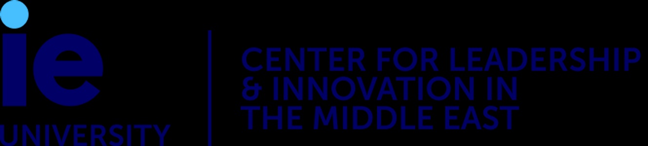 A logo representing the Center for Leadership and Innovation in the Middle East at IE University.