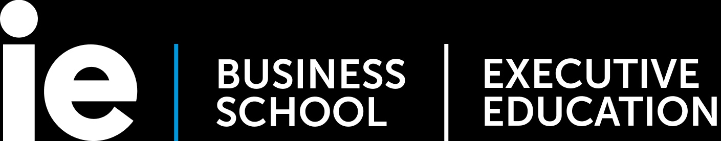 A logo representing IE Business School and Executive Education.