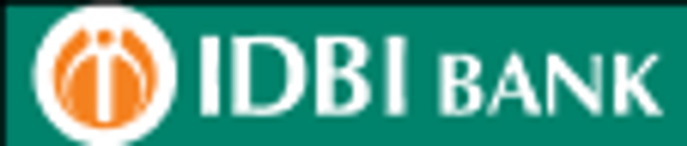 The logo of IDBI Bank featuring a distinctive design.