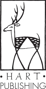 A stylized black and white illustration of a deer with the text 'HART PUBLISHING' below it.