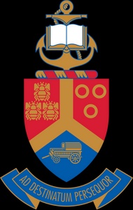 This is a coat of arms featuring an open book, an anchor, and various symbols representing education and achievement.