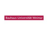 Logo of Bauhaus-Universität Weimar on a solid background.