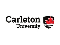 Logo of Carleton University featuring a stylized shield with a maple leaf and text.