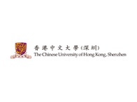 Logo of The Chinese University of Hong Kong, Shenzhen, featuring a purple and gold emblem with Chinese characters and English text.