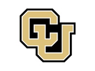 Logo of the University of Colorado, featuring interlocking 'CU' letters in gold and black.