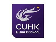 Logo of CUHK Business School featuring a white phoenix on a purple background with a star.