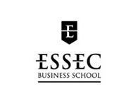 Logo of ESSEC Business School featuring a shield, the letter E and the institution's name.